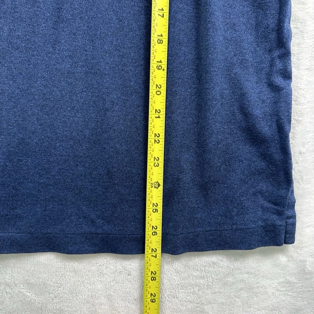 Polo Ralph Lauren Polo Shirt Men's L Blue Short Sleeve Custom Classic Fit Cotton